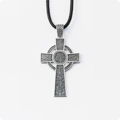 Кельтский крест из серебра (ks-228) Кельтский крест из серебра (ks-228)